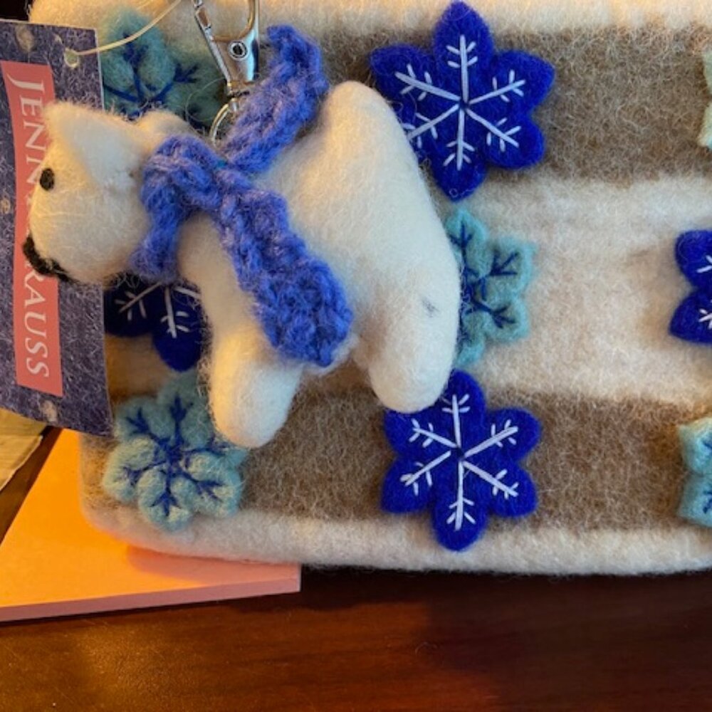 Sundance Catalog SNOWY MORN POUCHES Jenny Krauss